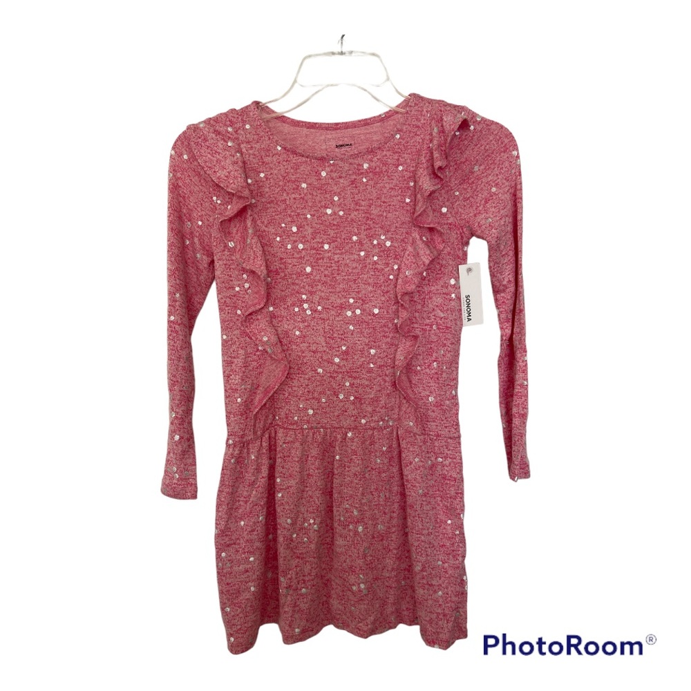 NWT Girls Pink/Silver Dress
